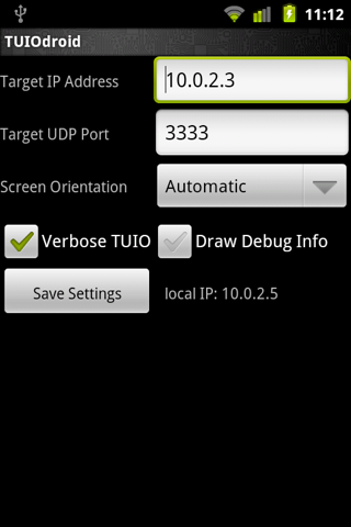 tuiodroid interface