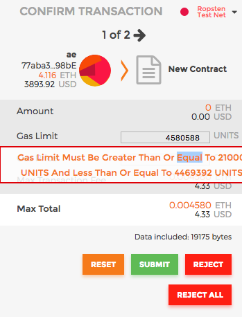 Gas limit problem?