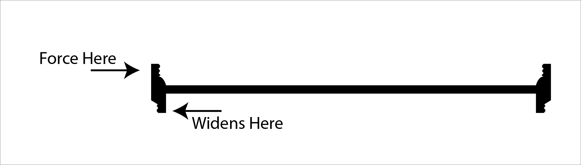 Image showing the effect of flex on a filter.