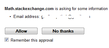 stack Exchange auth