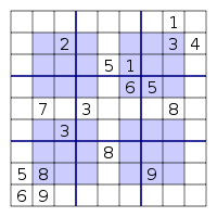 Sudoku with additional boxes