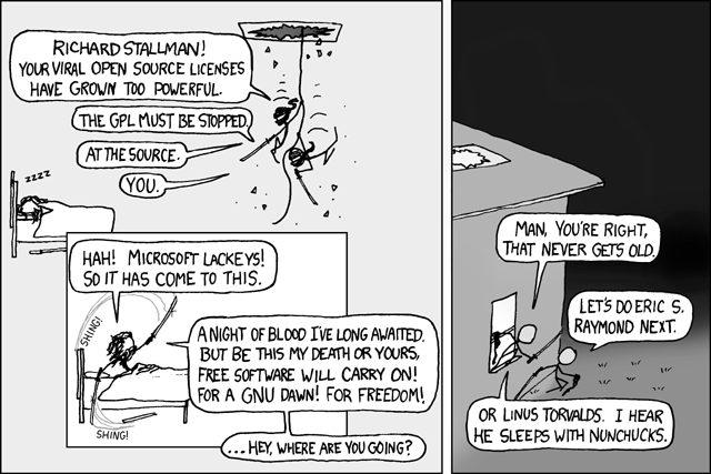 An xkcd comic, please see the link for a transcript.