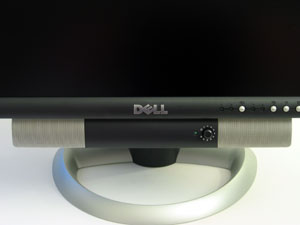 Dell 2001FP with soundbar