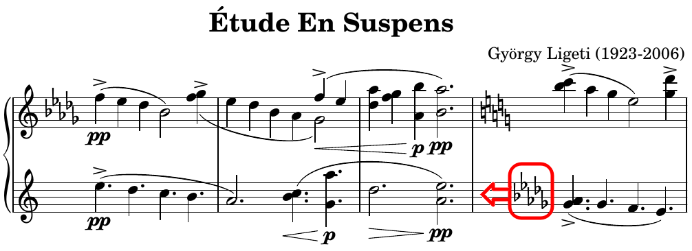 Étude en Suspens, MM.18-21