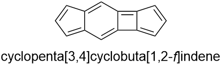 cyclopenta[3,4]cyclobuta[1,2-f]indene