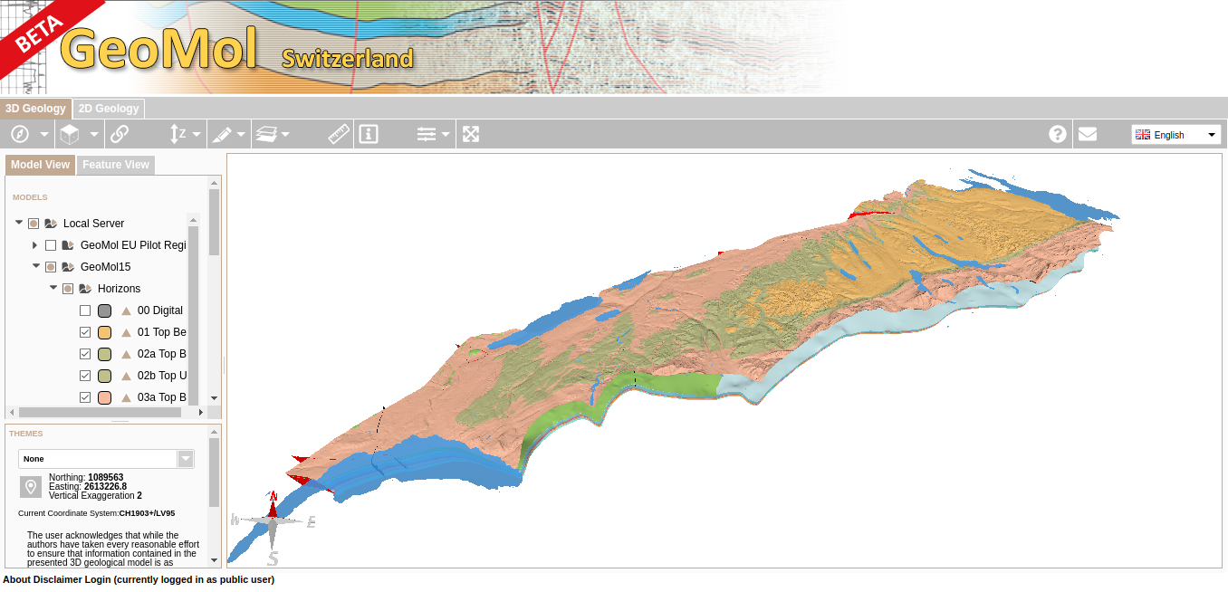 Geology of Switzerland in 3D