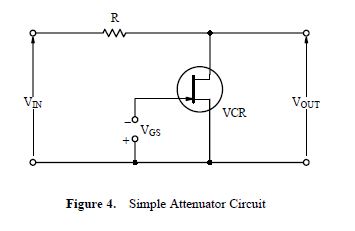 JFET antenuator