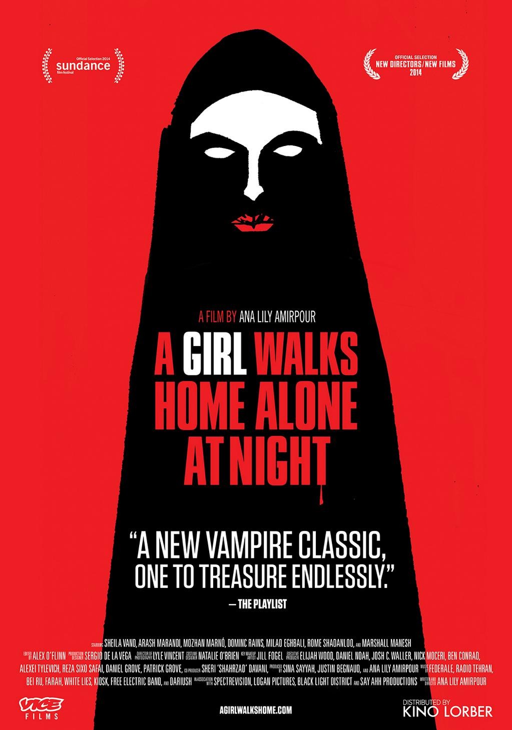 A Girl Walks Home Poster