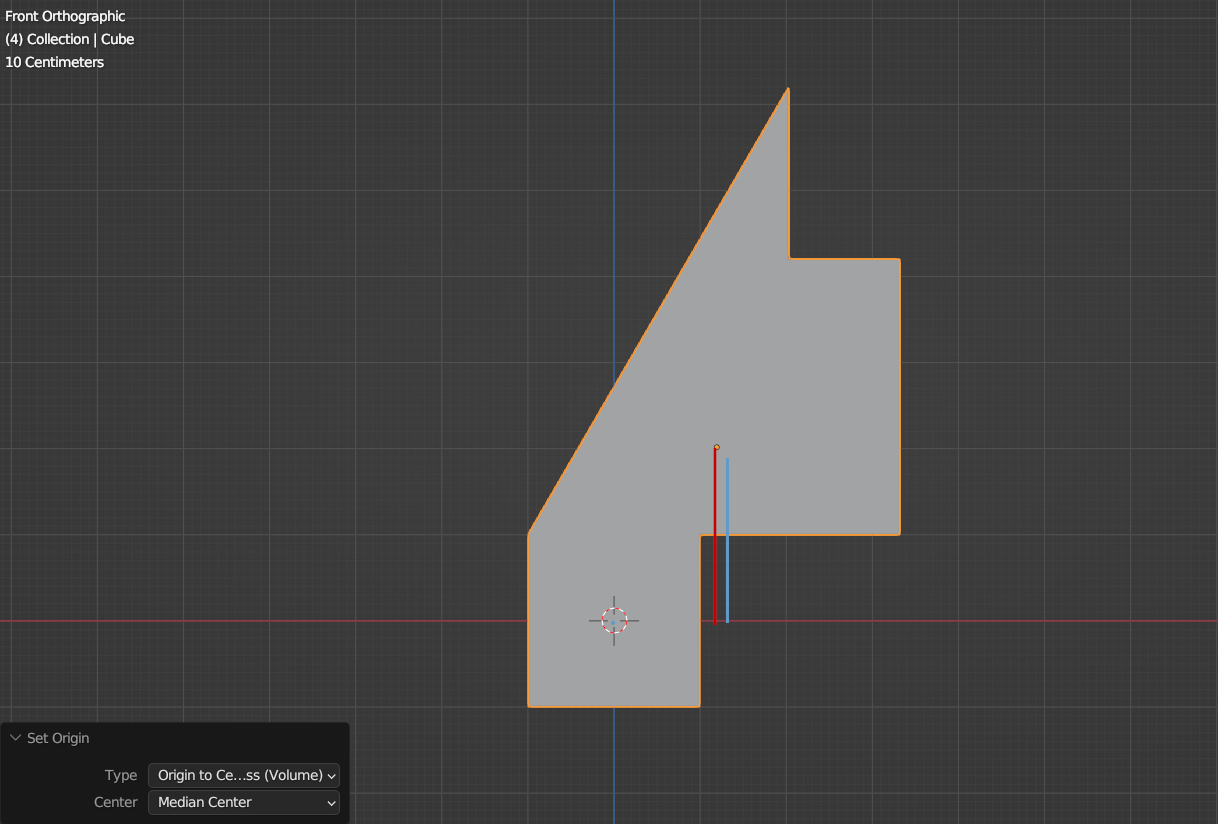 Object -> Set Origin -> "Origin to center of Mass (Volume)