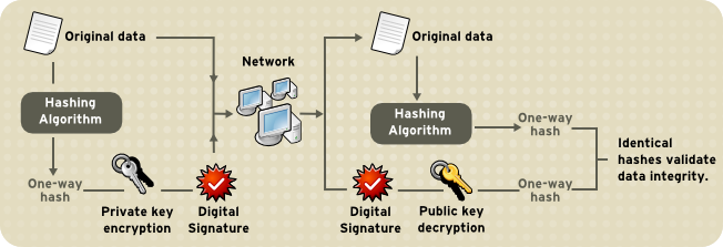 Schematic of encryption