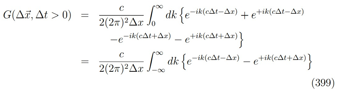 Final steps in the derivation