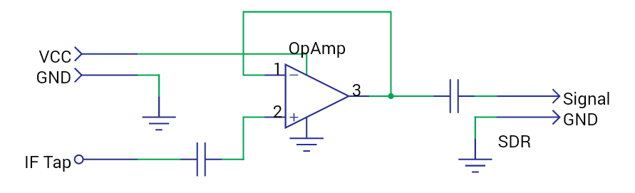 Op Amp IF buffer amp