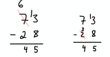 two subtraction algorithms