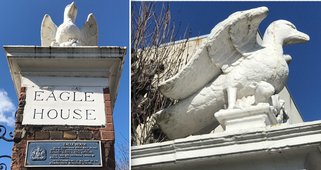 Eagle House statue