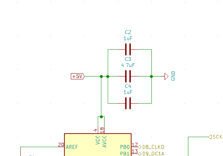 snippet from schematic diagram