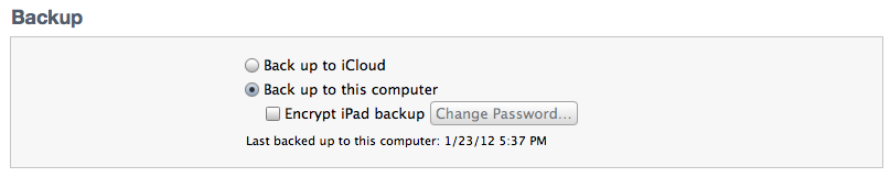 Helpful screenshot of iCloud/computer backups