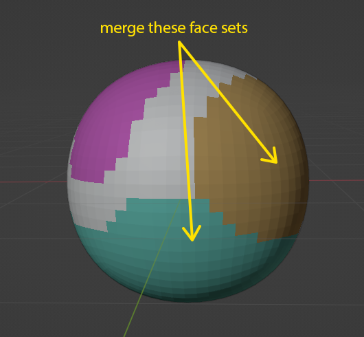 merge two face sets