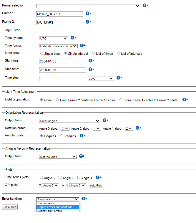 orientation settings