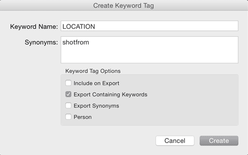 LOCATION keyword definition