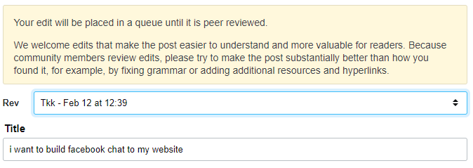 Note on website: You do not have edit privileges. Your edit will be placed in a queue until it is peer reviewed