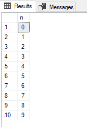 Sample result