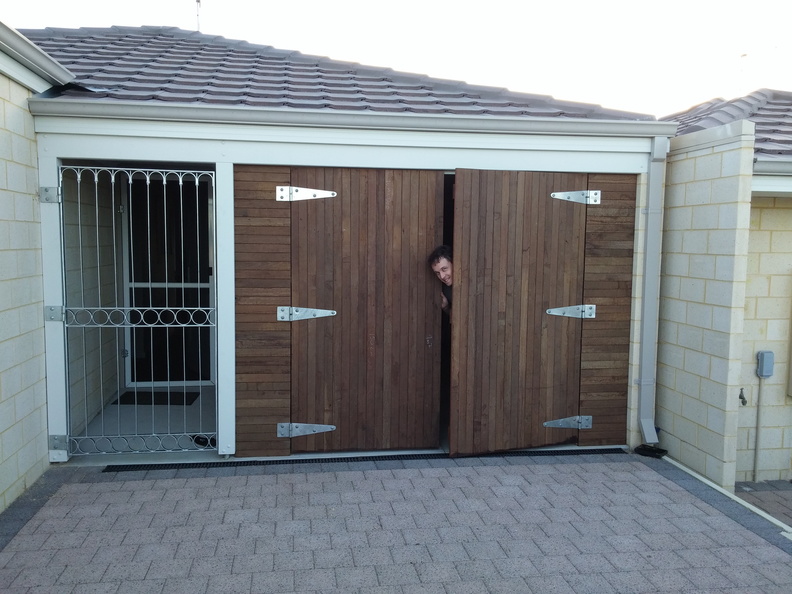 New shed doors