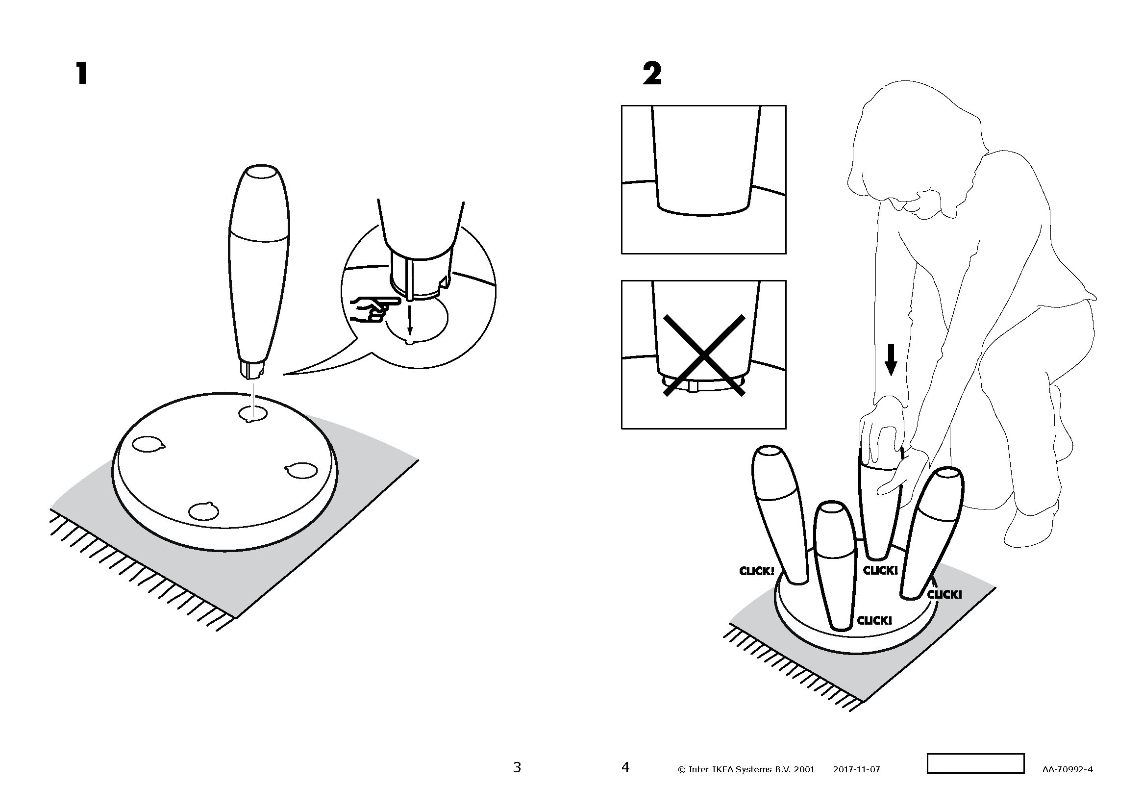 Mammut stool partial manual