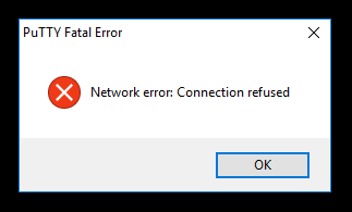 Putty Error