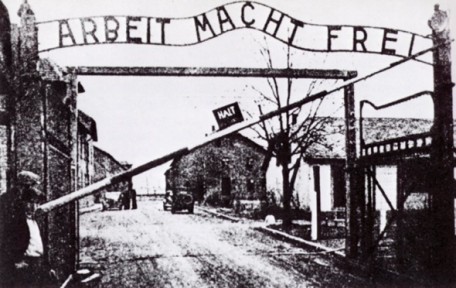 Auschwitz gate.