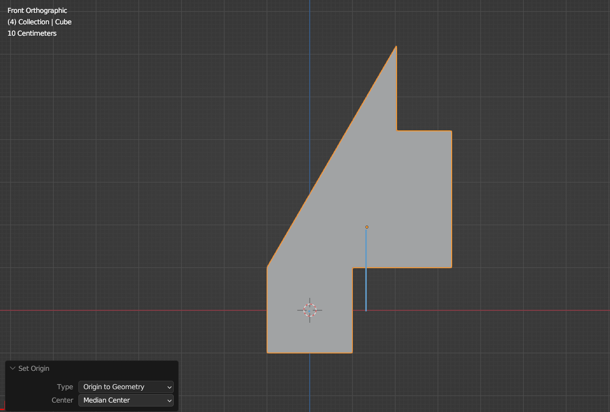 Object -> Set Origin -> "Origin to Geometry