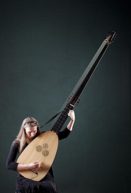 Baroque theorbo