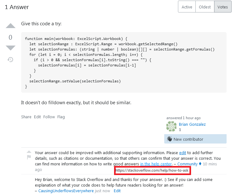 Picture of Canned response problem outlined