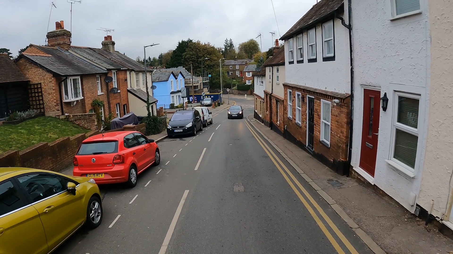 Passing Parked Cars on left