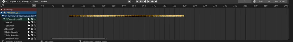 The group of keyframes that I can't move select or delete