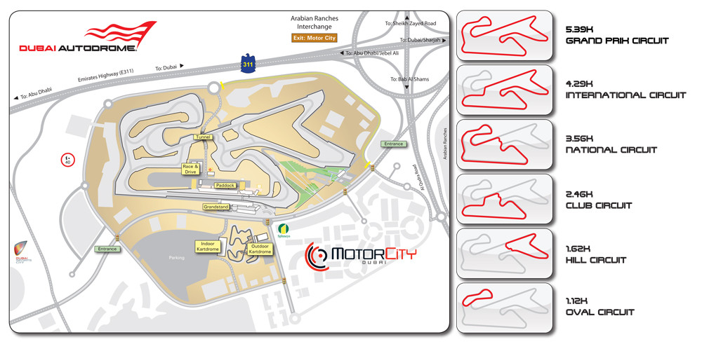 Example of Circuit route