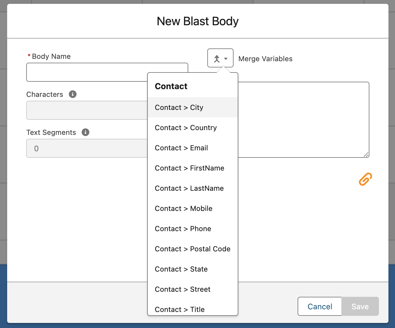 Desired appearance, vis-a-vis menu and footer