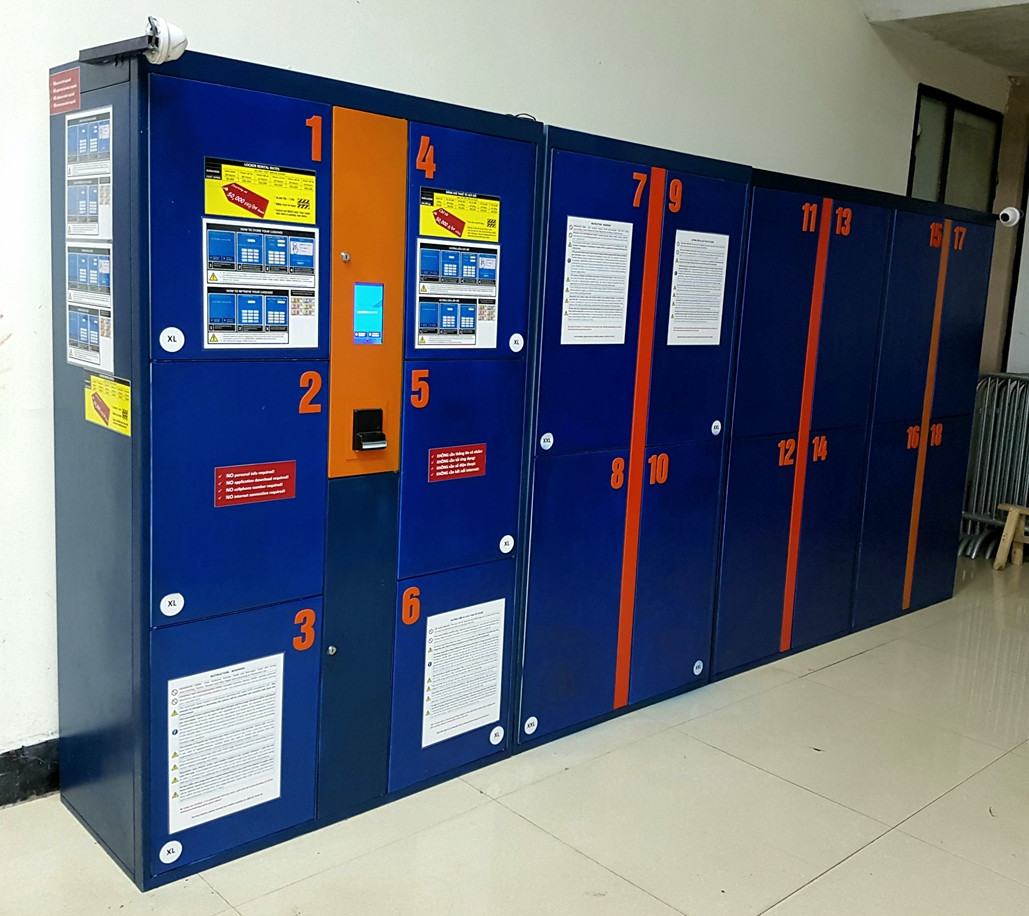 locker at hanoi train station