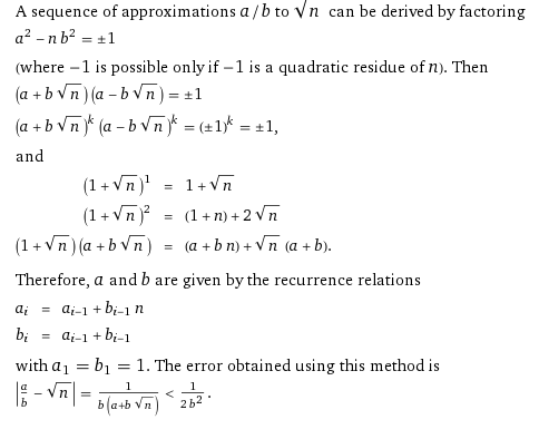 Newton's Iteration