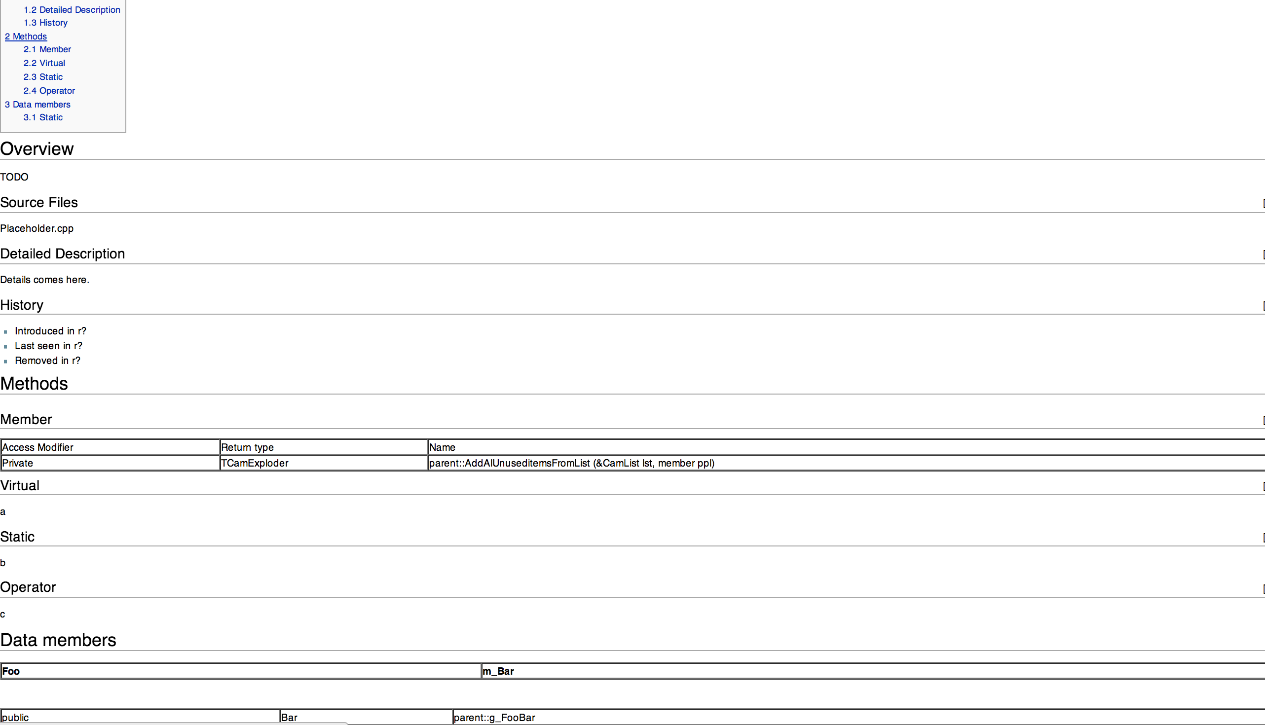 MediaWiki Documentation structure