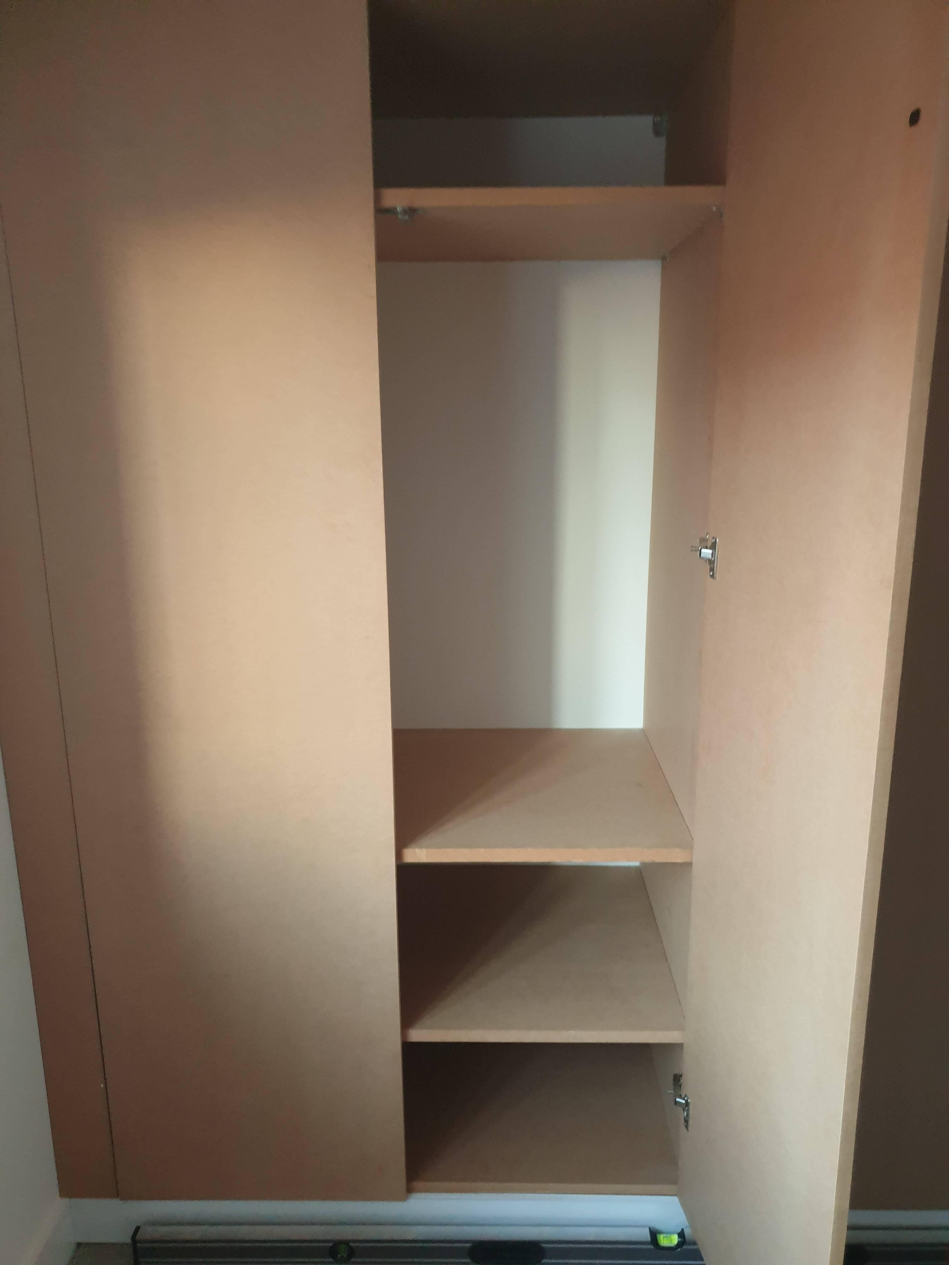 cabinet with right door open