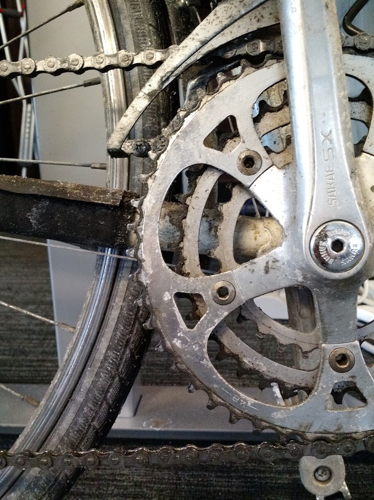 Dirty crankset