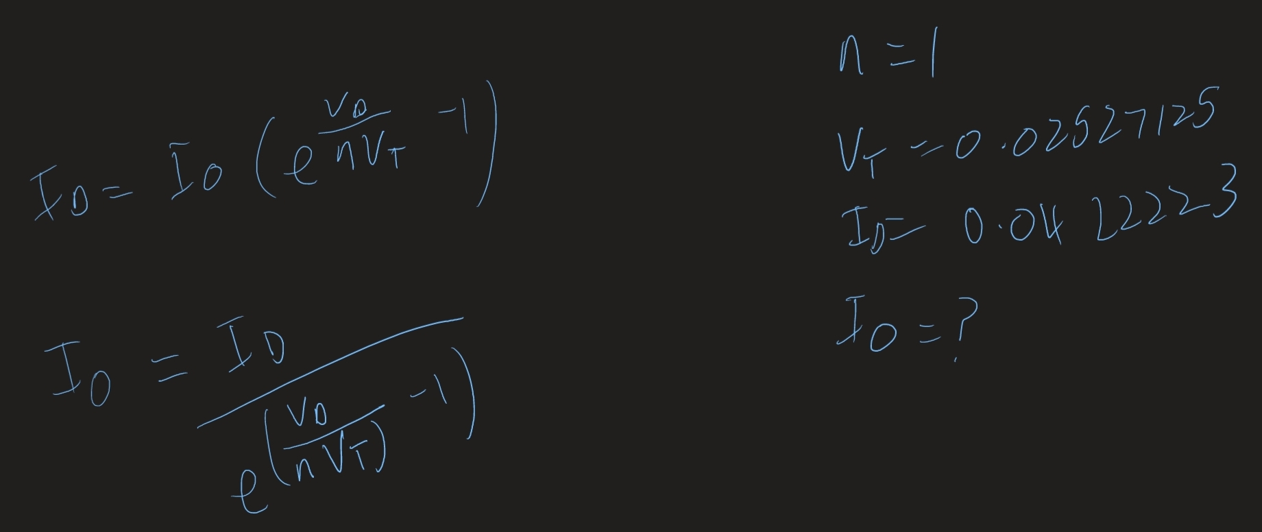 my formula and and values