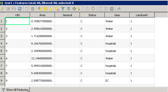 Test table