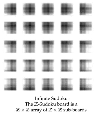 Infinite Z-Sudoku board