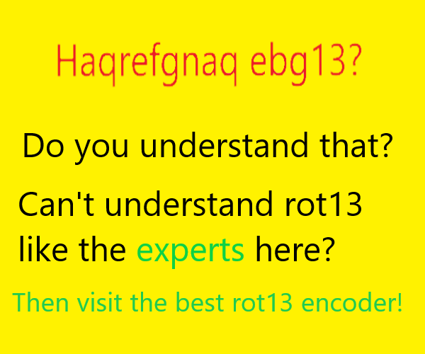 "Visit rot13 encoder"