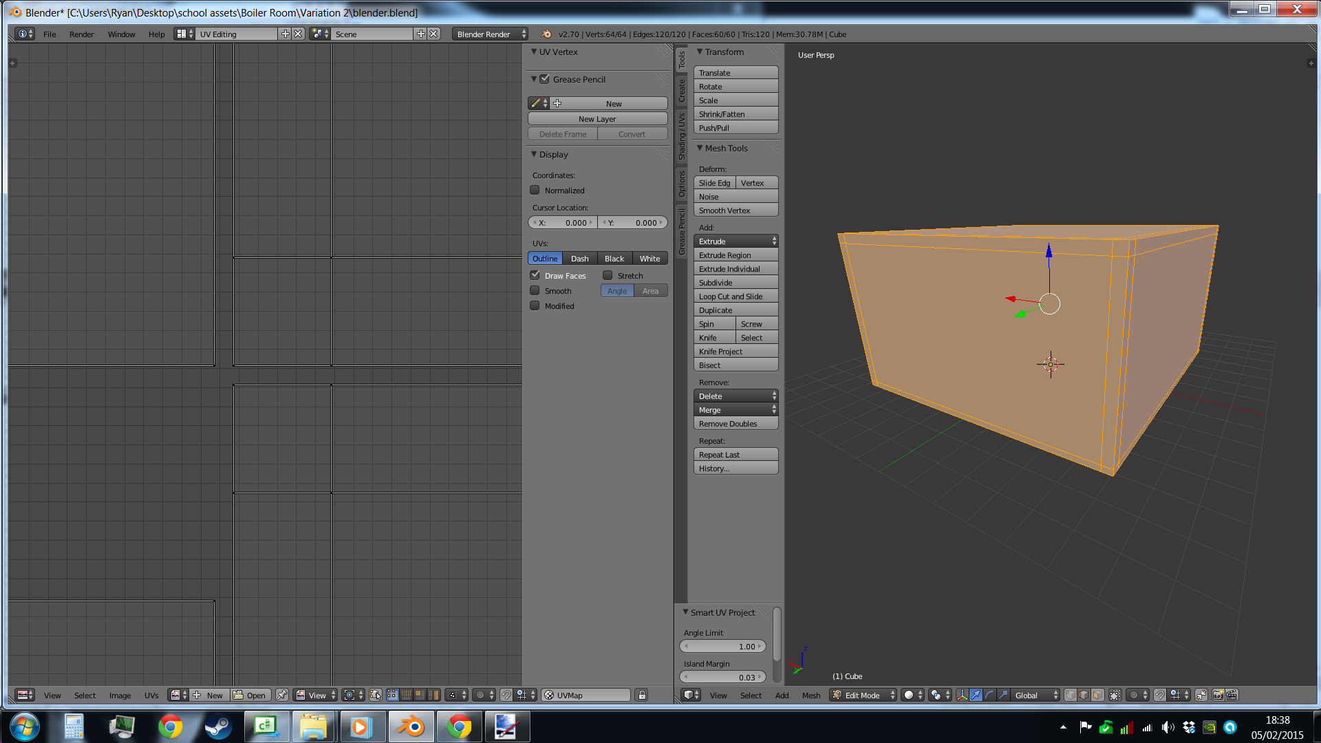 Image of what it looks like in blender