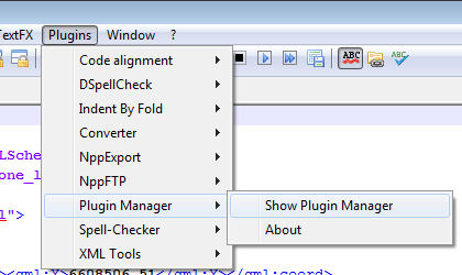 Show Plugin Manage Menu link