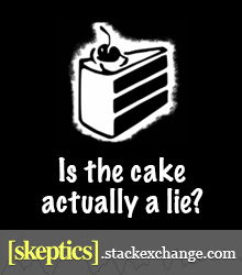 Is the cake actually a lie?