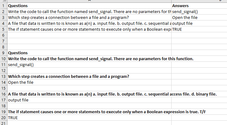 Excel to move column