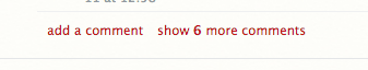pic of "show more comments" link